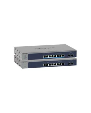 Netgear Smart Ms510txup Switch   Porte Smart Monterbar På Stativ
