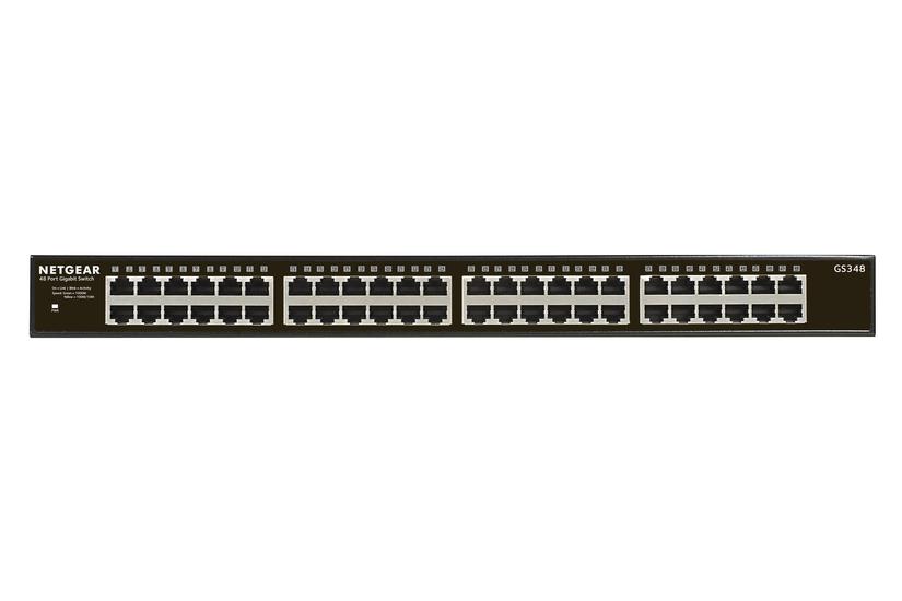 Netgear Soho Gs348 Switch 48 Porte Ikke Administreret Monterbar På Stativ