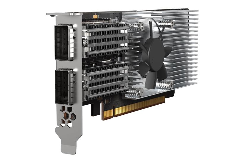 Qnap Qxg-100g2sf-e810 Netværksadapter Pcie X16 100 Gigabit Qsfp28