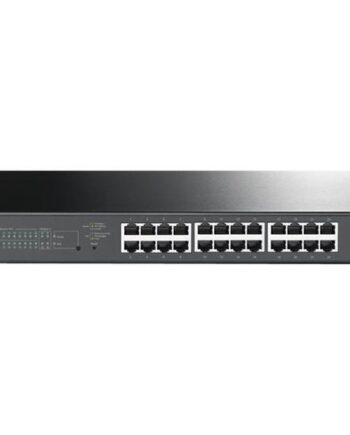 Tp-link Jetstream Tl-sg2428p Switch 24 Porte Smart Monterbar På Stativ