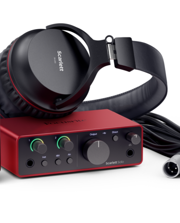 Focusrite Scarlett Solo Studio 4th Gen Lydkort Bundle