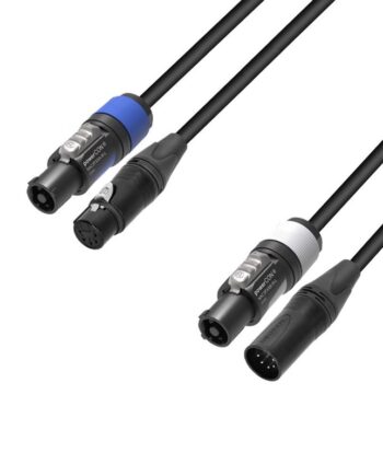 Hybrid Cable Power-   Dmx Neutrik Powercon     -pole    10   Adam Hall Cables