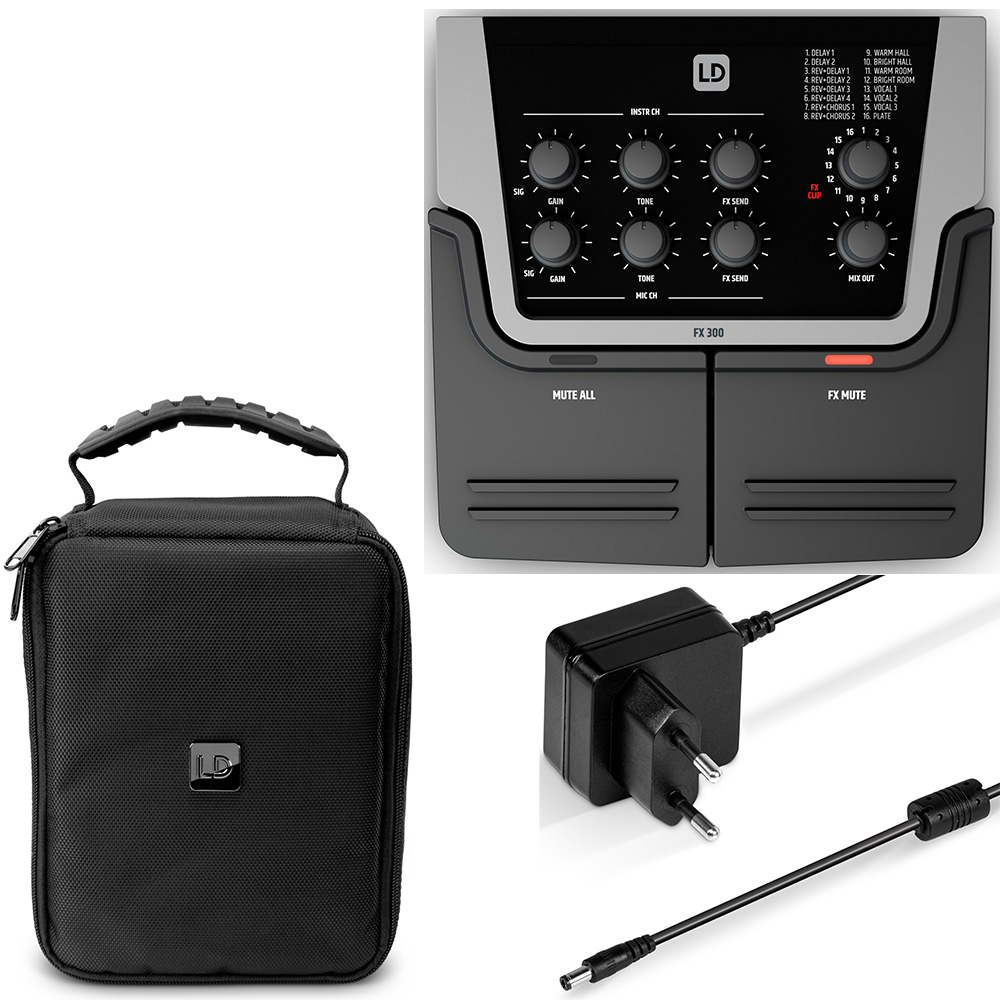 Ld Systems Fx300   Kanals Pedal Pakke
