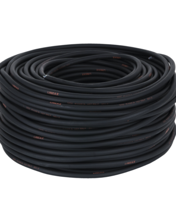 Lineax Neopren Kabel  Sort 100   På Rulle 3x     Mm