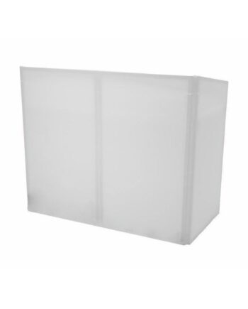 Mobilt Dj Bord  Med Hvidt Cover  147 Cm  Bredt