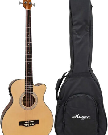 Magna  -235b Akustisk Bas Med Pickup Og Gigbag