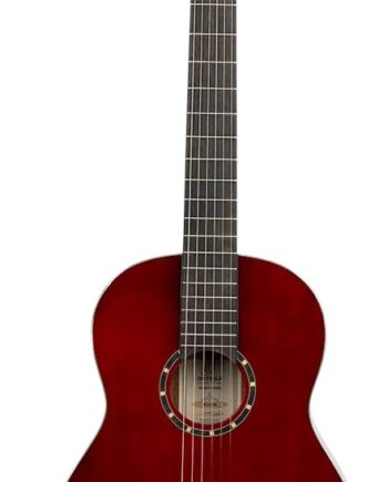 Ortega R121wr Klassisk Guitar     Inkl  Gigbag Wine Red