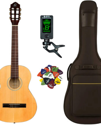 Ortega Rst5 Klassisk Spansk     Guitar Pakke Natur