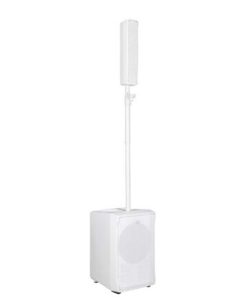 Rcf Evox J8 Højttaler System   Aktiv Sub   Passiv Top Hvid