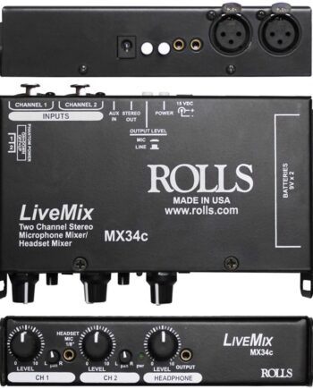 Rolls Mx34c    Channel Microphone Mixer