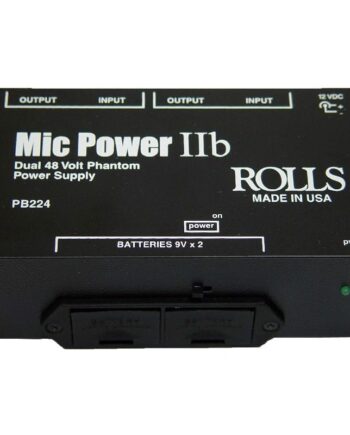 Rolls Pb224 Giver Absolut Ren Dc Phantom Power Til Kondensatormikrofoner