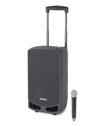 Samson Xp310w  Rechargeable 10 Quot  Portable Pa With Handheld Wireless System And Bluetooth