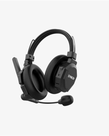 Synco Trådløs Intercom Sæt Dobbelt-øre  Med 13 Styk Headset  Sort