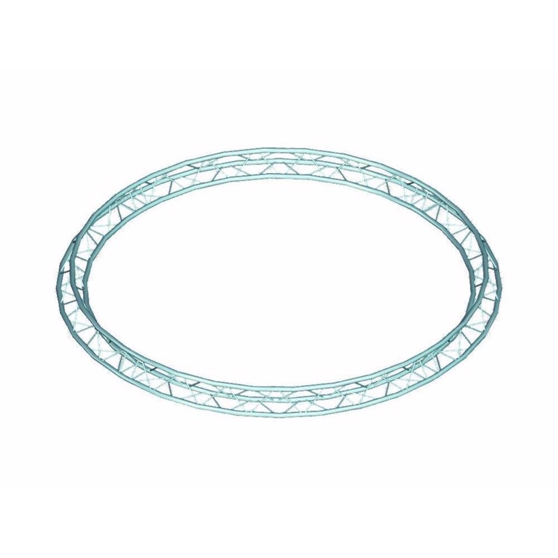 Alutruss 6082 Trekant Truss Cirkel  Spids Mod Inderkant  Indvendig Diameter:   Meter