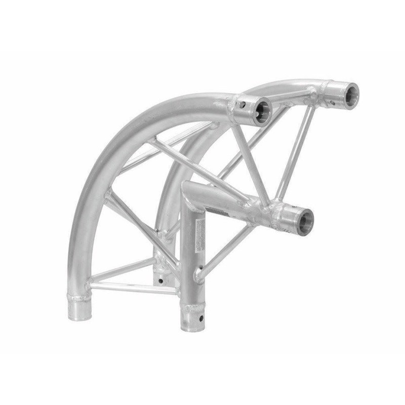 Alutruss 6082 Trekant Truss   -vejs Afrundet Hjørne  Ac-25r  90  50 Cm
