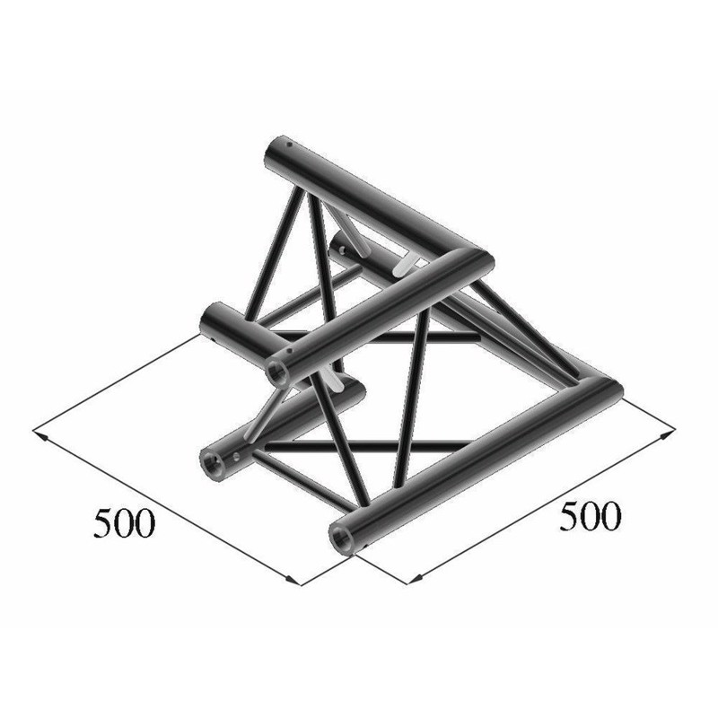 Alutruss Trilock  -pac 21  -way Corner 90  Black