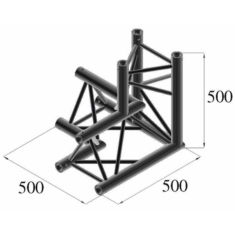 Alutruss Trilock  -pal-33  -way Corner   Right