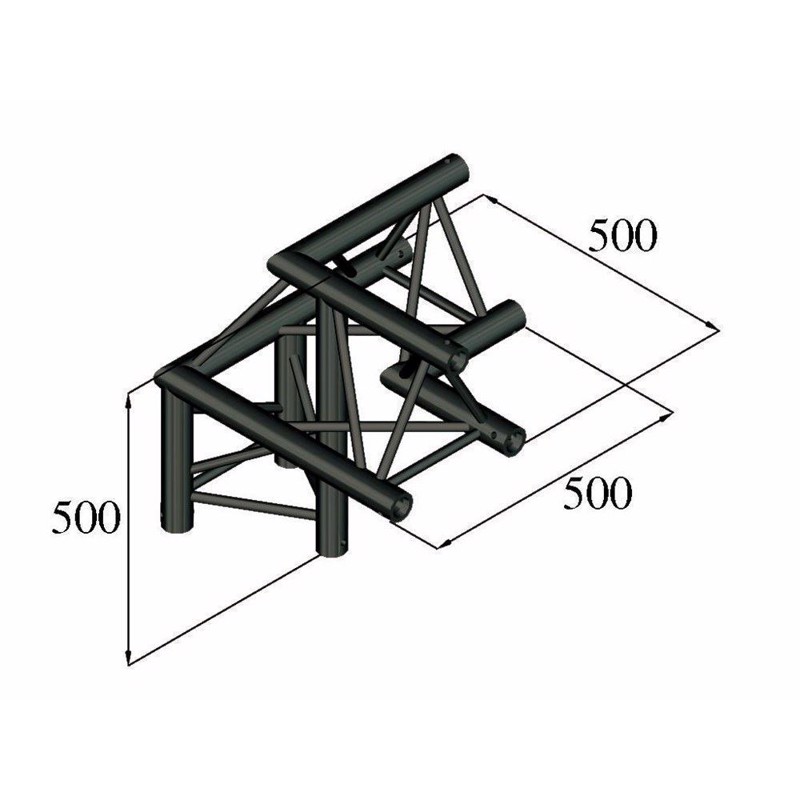 Alutruss Trilock  -pal-31  -way Corner   Right