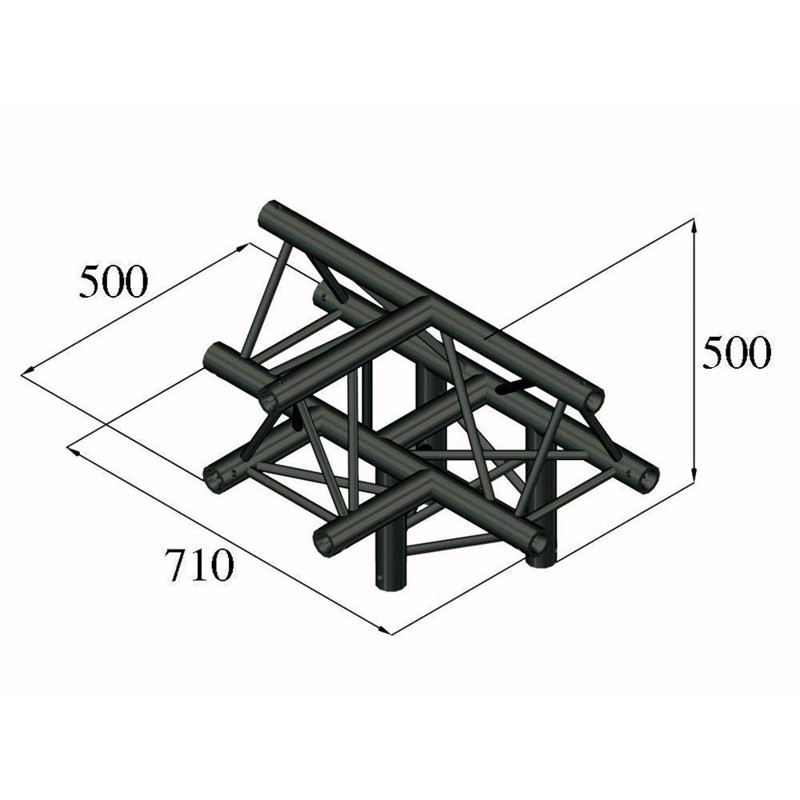 Alutruss Trilock  -pat-43  -way Piece