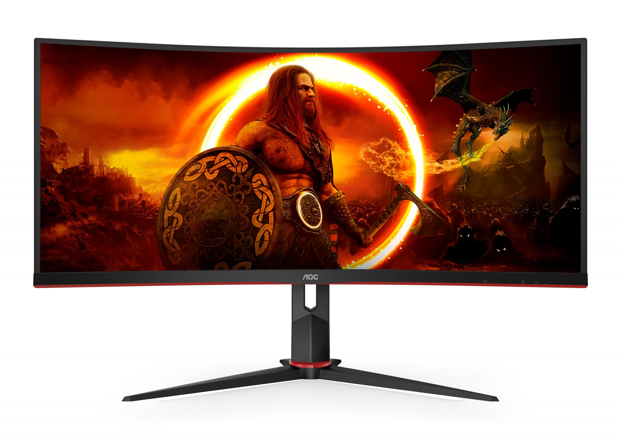 Aoc Cu34g2xp Bk 34 Quot 3440x1440 21: 1ms Hdmi Displayport Usb Audio Out