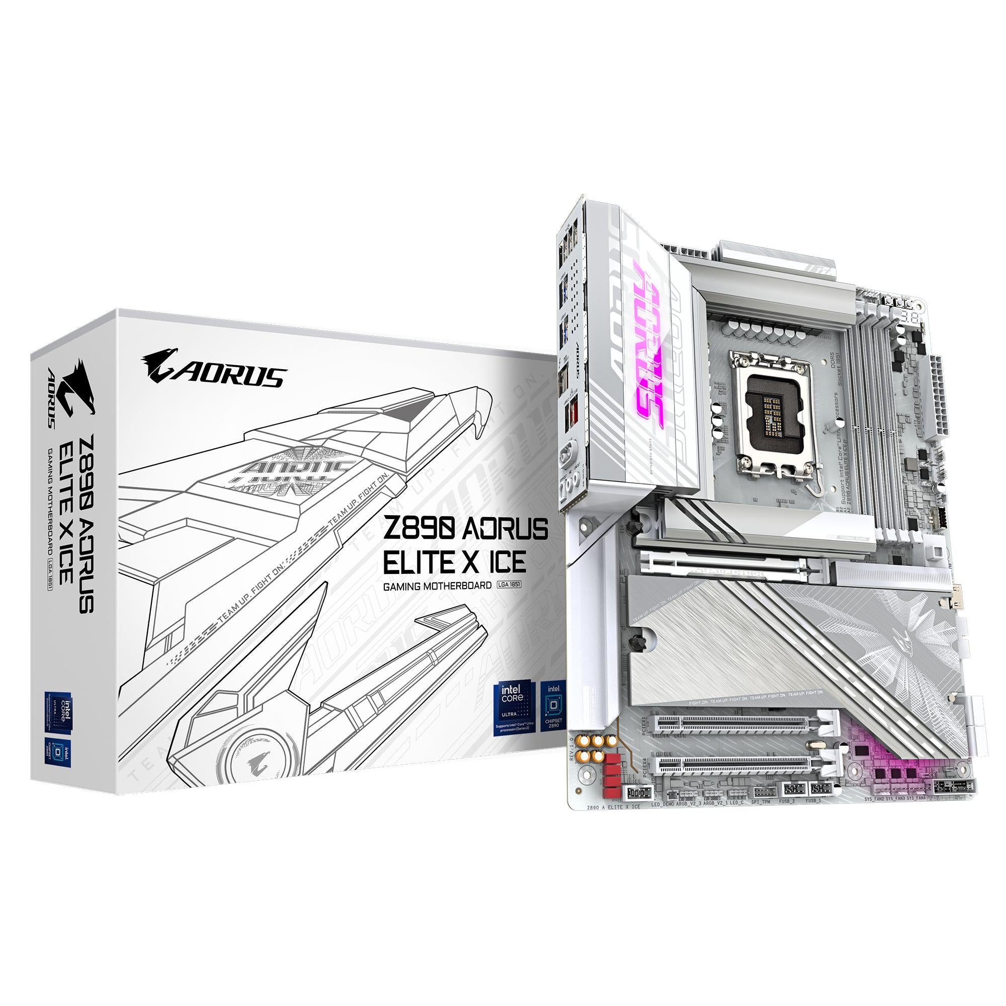 Aorus Z890 Elite Ice Atx Lga1851 Sokkel Intel Z890