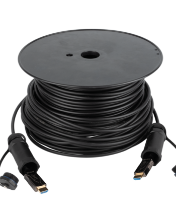 Armeret Hdmi     Aoc 8k Fiberkabel Med Guldbelagte Stik  100    På Tromle