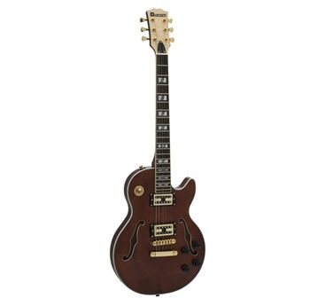 Dimavery Lp-600 Electric Guitar  Brown