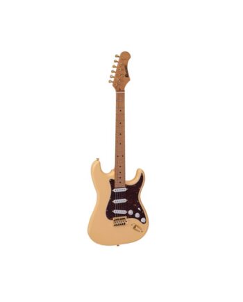 Dimavery St-203  -guitar  Vintage Hvid