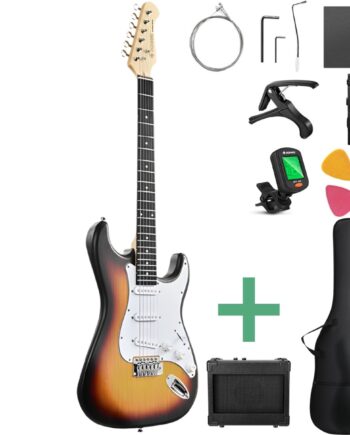 Donner Dst-80 El-guitar Pakke Sunburst