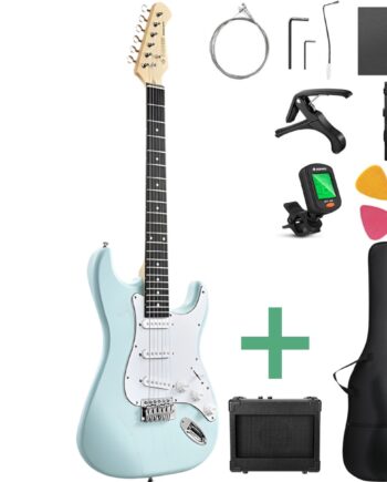 Donner Dst-80 El-guitar Pakke Surf Green