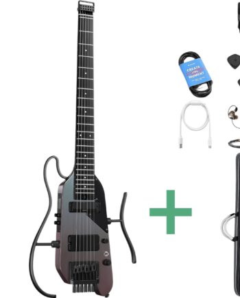 Donner Hush-  Pro Silent El-guitar Midnight Glow