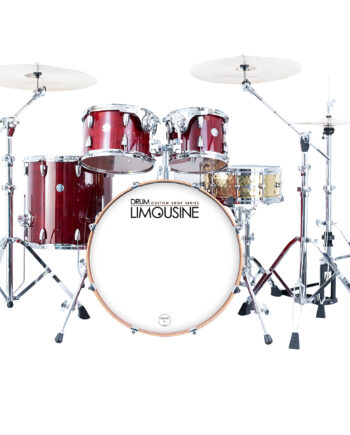 Drum Limousine Custom Shop  22 Rd Trommesæt Red Sparkle