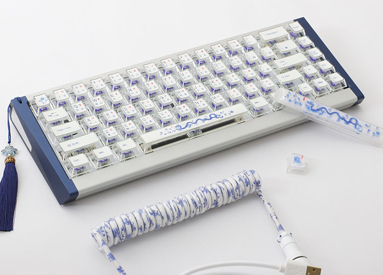 Ducky Outlaw65 Year Of The Dragon Limited Edition  Pre-built  Oriental Crystal Mx2a Purple