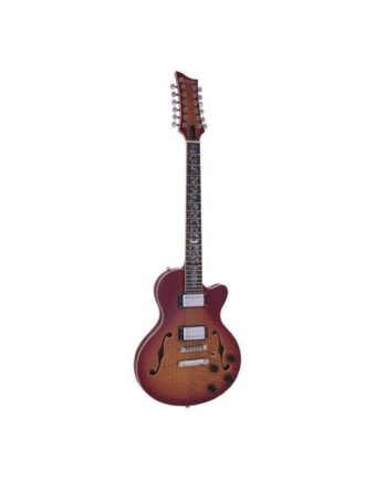 Elguitar 12 Strenget Dimavery Lp-612  Sunburst
