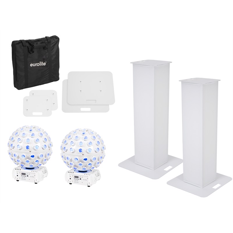 Eurolite Sæt     Scenestativ 100cm       Led  -40 Beam Effekt Hvid