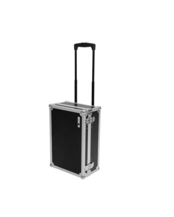 Flightcase Trolley Kuffert  Skillerum  Sort  55   38   26 Cm