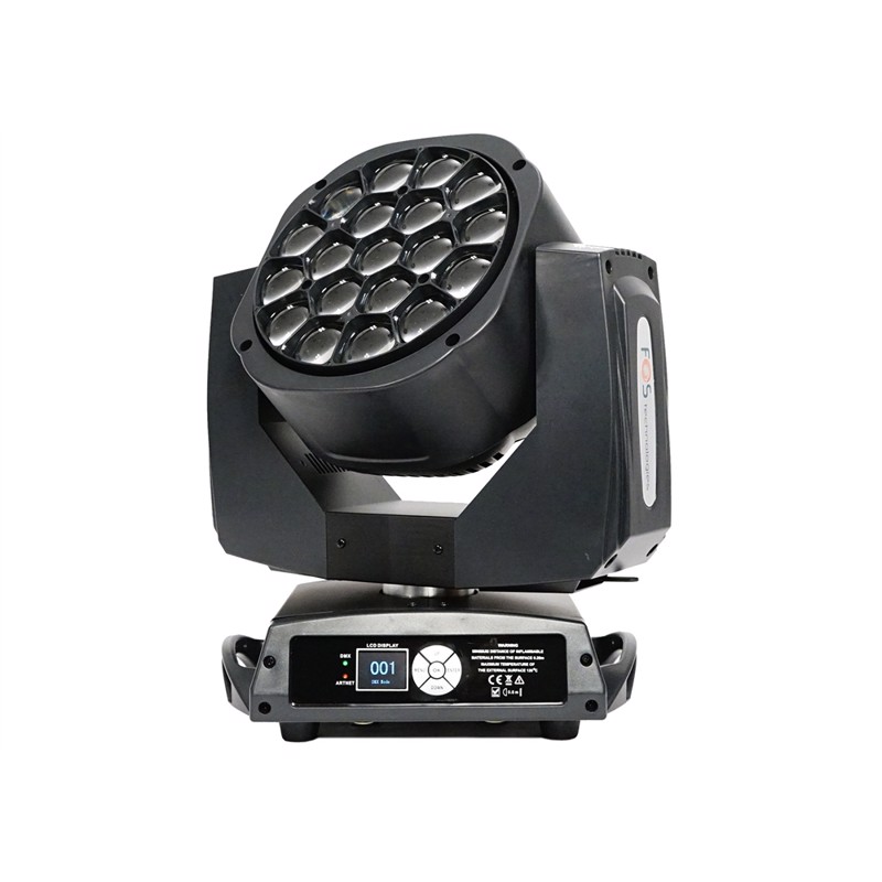 Fos Helix Pro 19x 15 Watt In Leds Rgbw Zoom 60 Degree