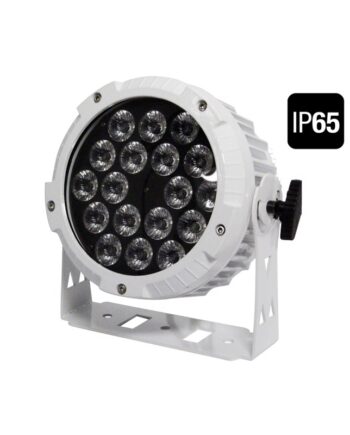 Fos Par Rgbww  Varm Hvid  18x10 Watt Pro 30  Ip65 Pearl