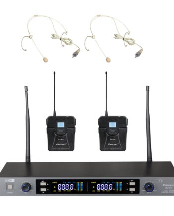 Karsect Jru810-pt51c-ht3a Trådløs     Tynde Headset-mikrofon-sæt