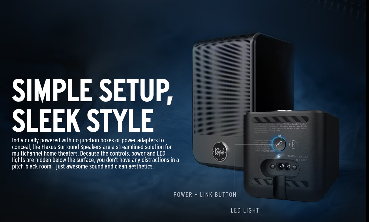 Klipsch Flexus Surr 100 Surround Hjttaler St