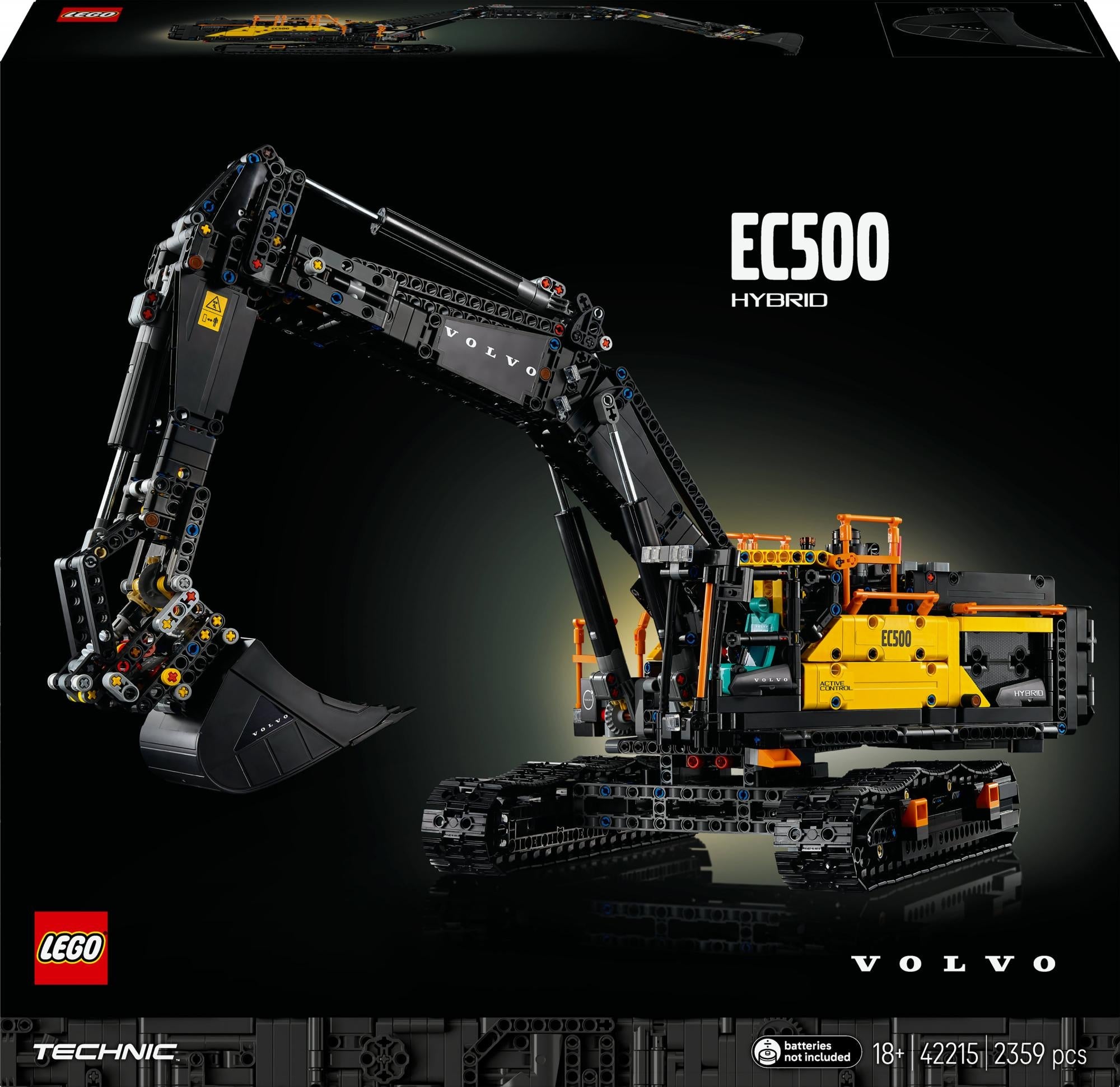 Lego Technic Volvo Ec500 Hybrid Gravemaskine