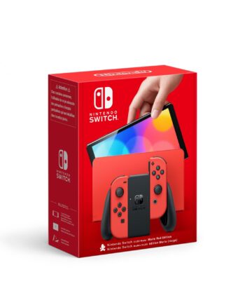 Nintendo Switch   Oled Konsol Model  Mario Rød Edition