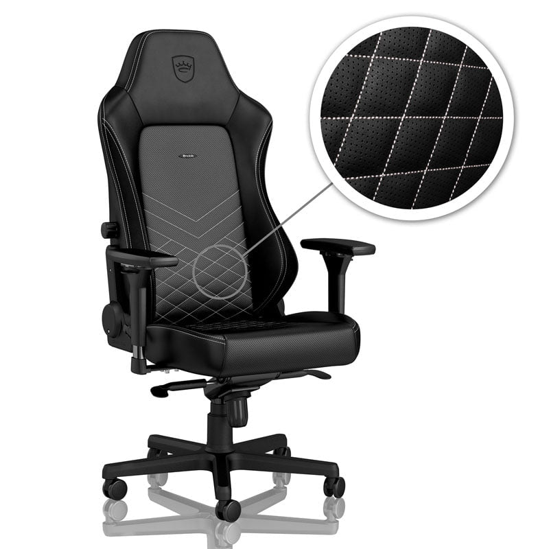 Noblechairs Hero Black Platinum-white