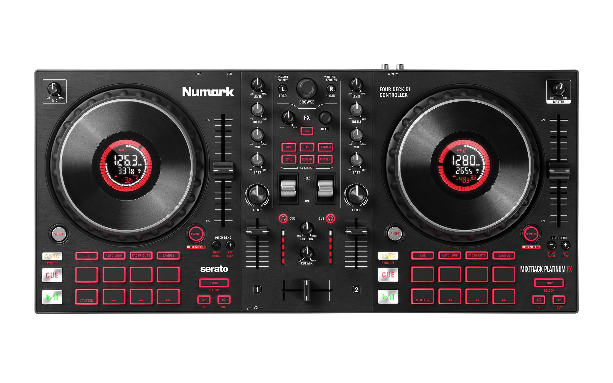 Numark Mixtrack Platinum Fx Dj Controller