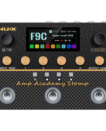 Nux Nma-3aap Amp Academy Stomp Guitar-multieffekt-pedalboard