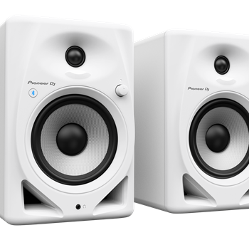 Pioneer Studio Monitor Sæt   Quot  Hvide Med Bluetooth- Dm-50d Bt
