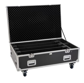 Roadinger Flightcase Pro 4x Led Bar-  Swing With Wheels