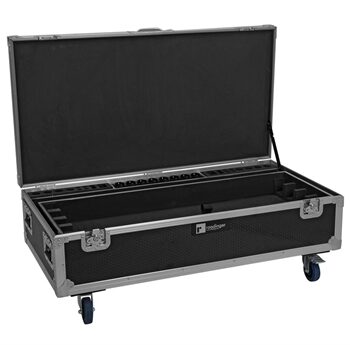 Roadinger Flightcase 8x Akku Ip Pixel Tube 360â  Pro Crmx With Charging Function And Wheels