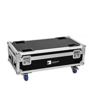 Roadinger Flightcase 6x Akku Ip Up-  Plus Hcl Spot Wdmx With Charging Function
