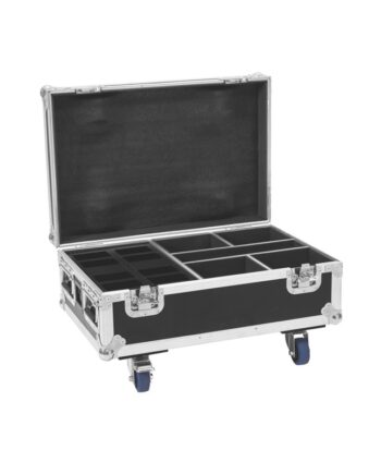 Roadinger Flightcase 4x Akku Ip Up-  Plus Hcl Spot Wdmx With Charging Function